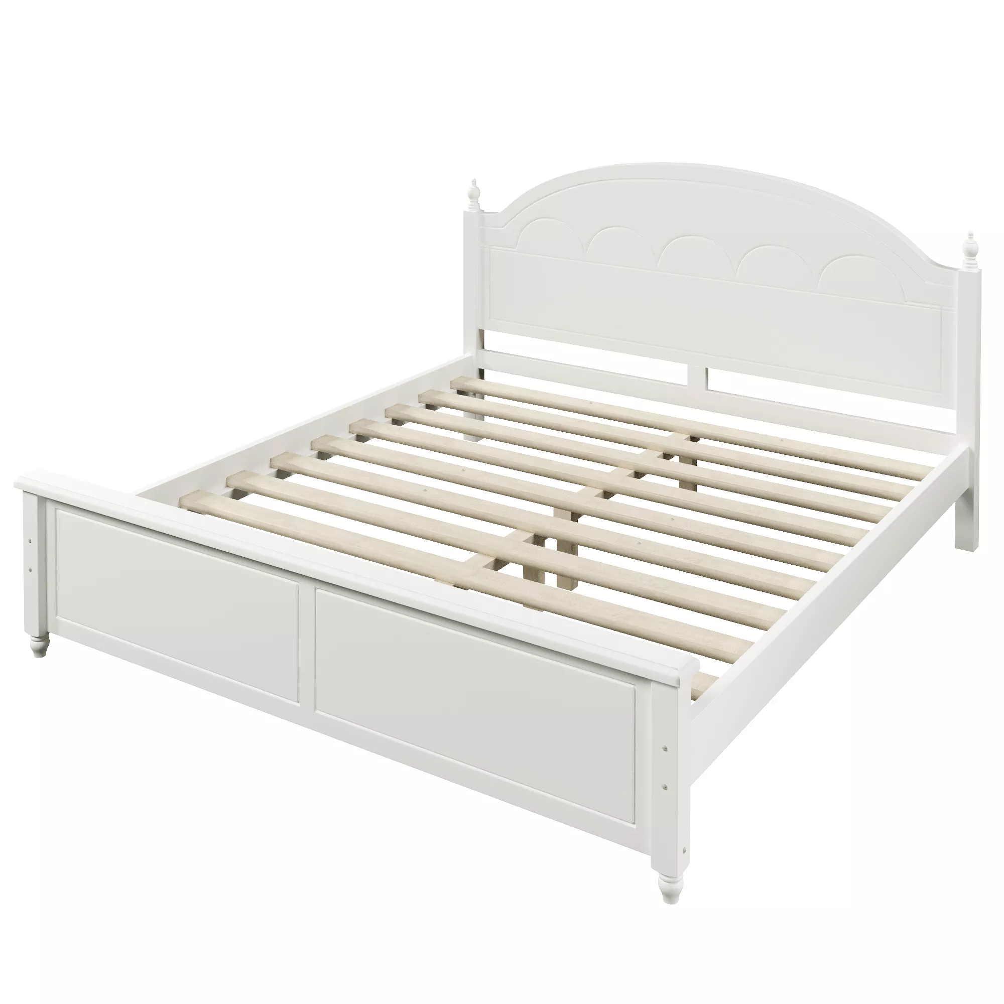 Merax Upholstered Platform Bed with a Hydraulic Storage System