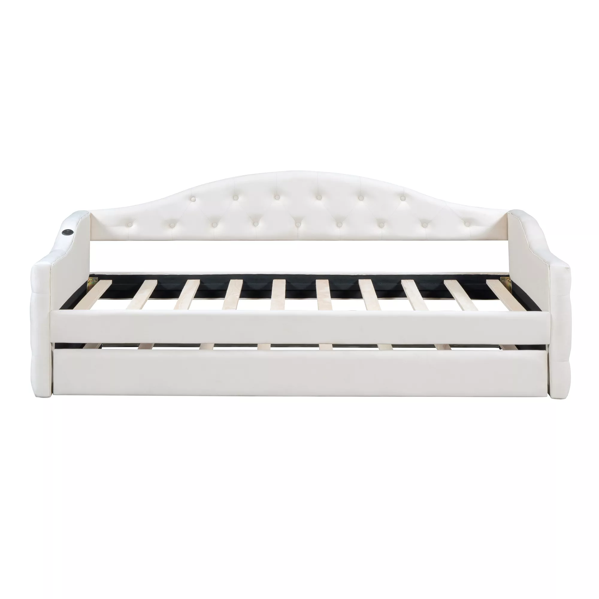 Merax VelvetSofa Bed Daybed with Trundle