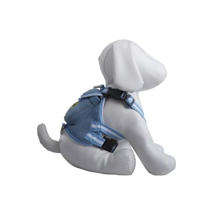Mesh Pet Harness with Pouch and Storage, Adjustable & Durable