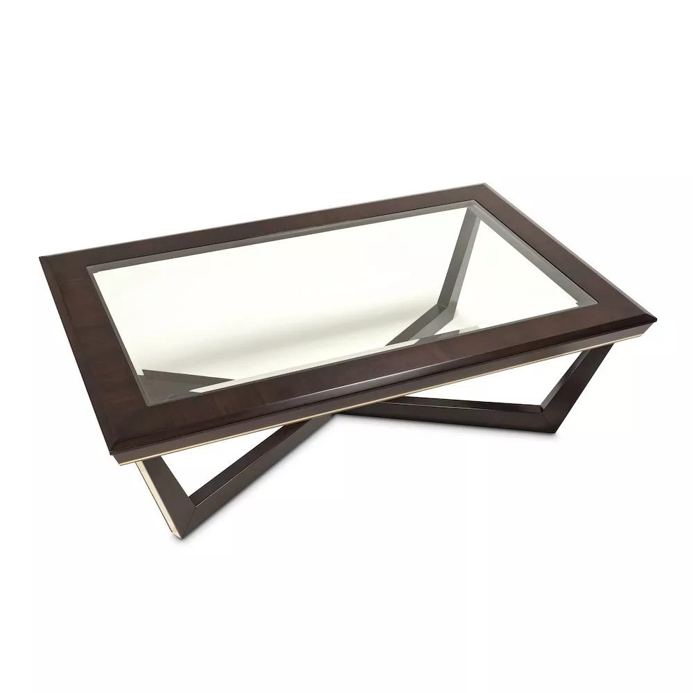 Michael Amini Belmont Place Cocktail Table - Espresso
