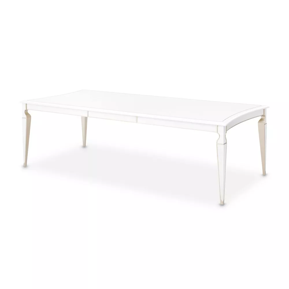 Michael Amini La Marisia Rectangular Dining Table - Creamy Pearl