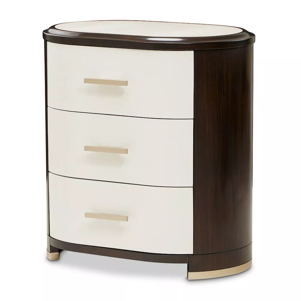Michael Amini Paris Chic Nightstand - Espresso