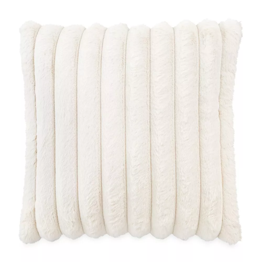 Michael Amini Parker 20 Square Throw Pillow - Cream