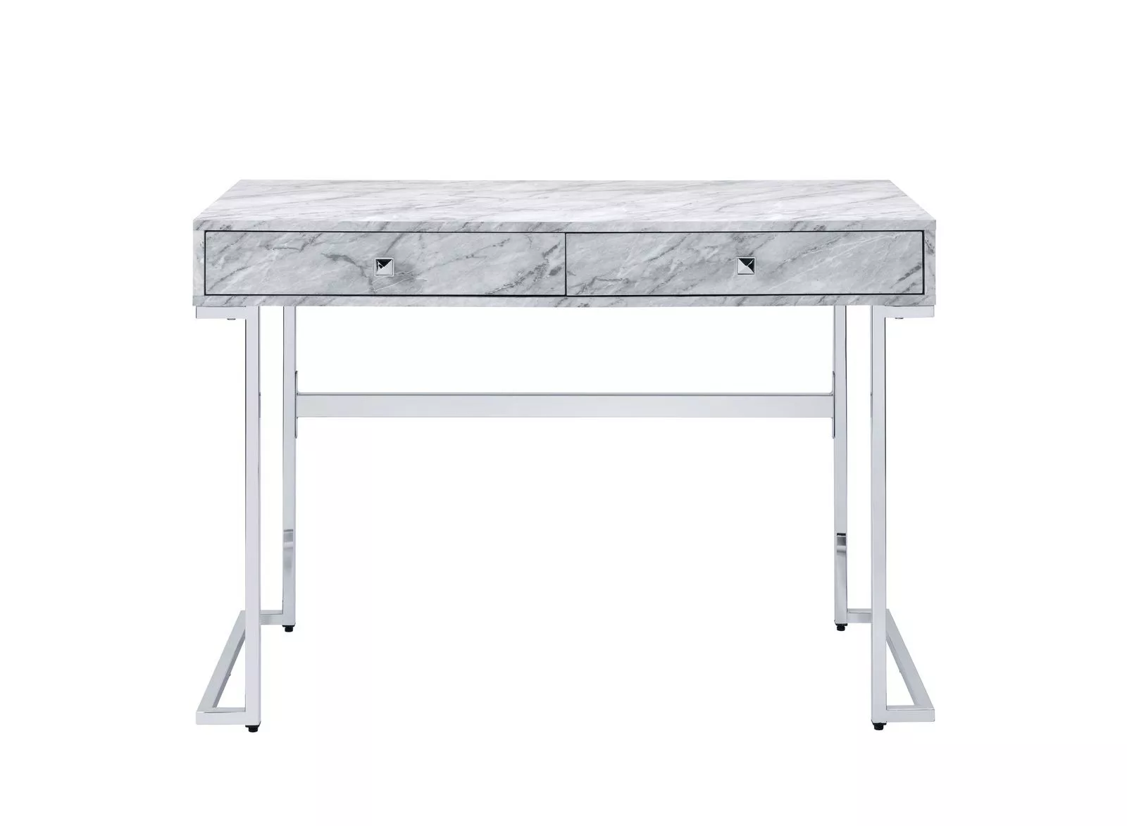 Modern Writing Desk Featuring Two Drawers for Functional Workspace