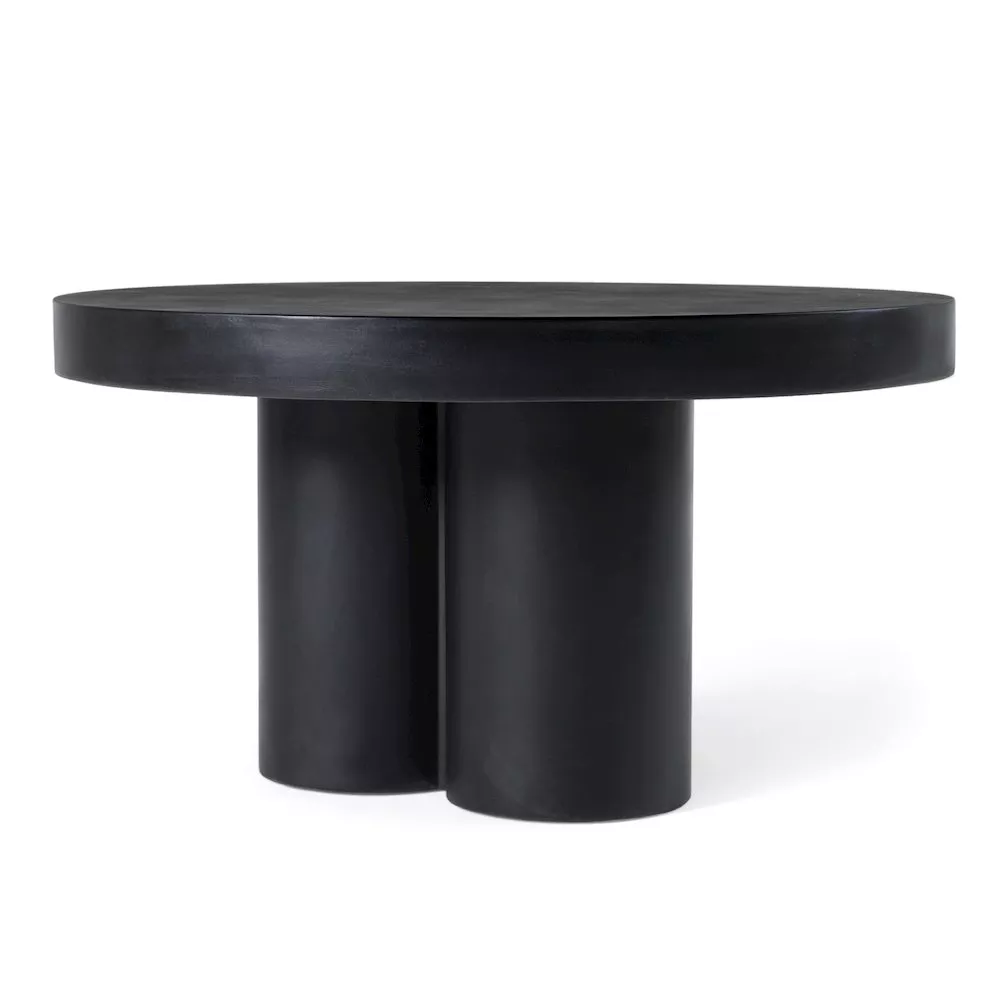 Modrest Bruni - Modern Black Concrete Coffee Table