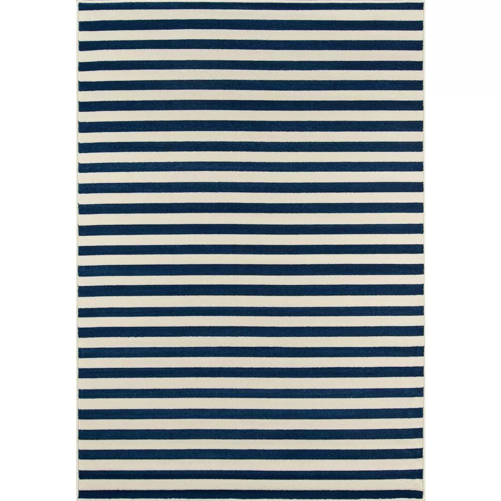 Momeni Contemporary Rectangle Area Rug, Navy