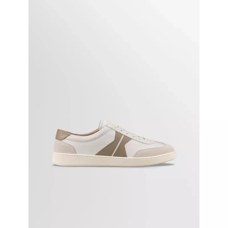Monza Leather Sneaker in Latte
