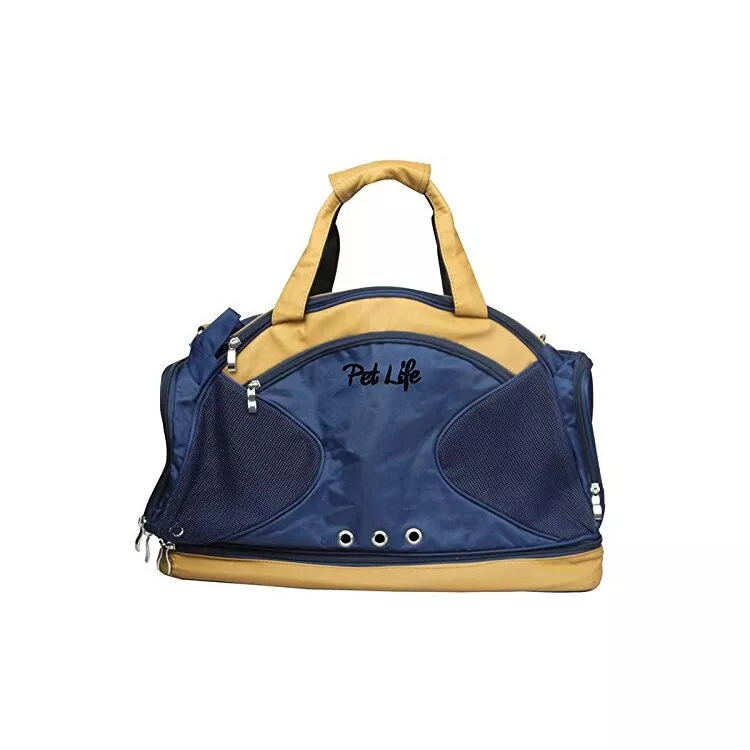 Multi-Storage Pet Carrier Tote with Ventilation & Comfortable Design