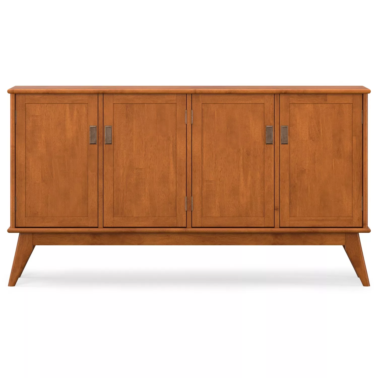 Muxzon Mid Century Solid Rubberwood Sideboard Buffet