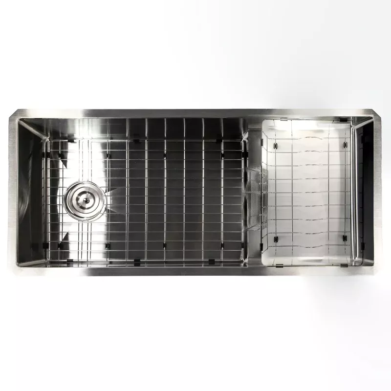 Nantucket Sinks 39" Undermount Kitchen Sink with Raised Platform