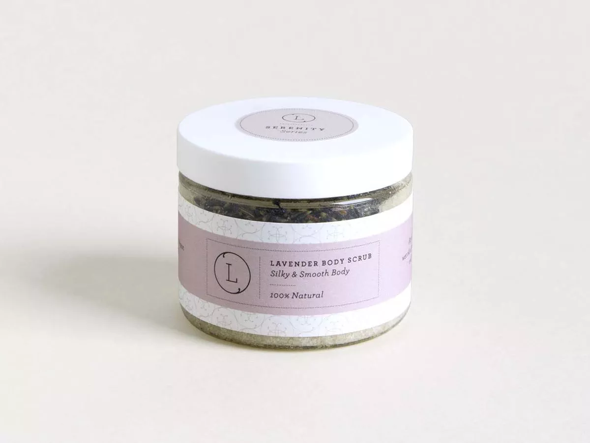 Natural Body Scrub, Lavender Body Salt Scrub