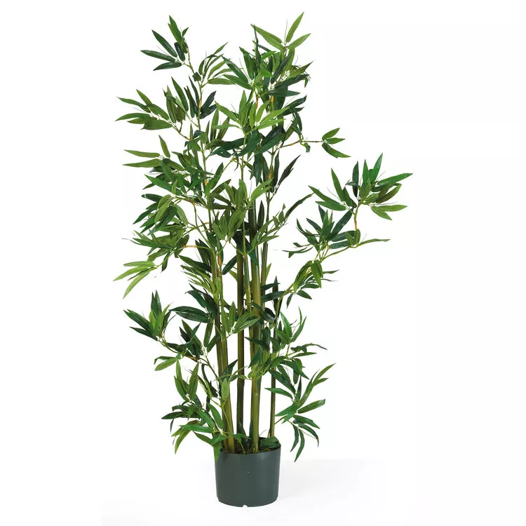 Nearly Natural 4ft. Bamboo Silk Plant