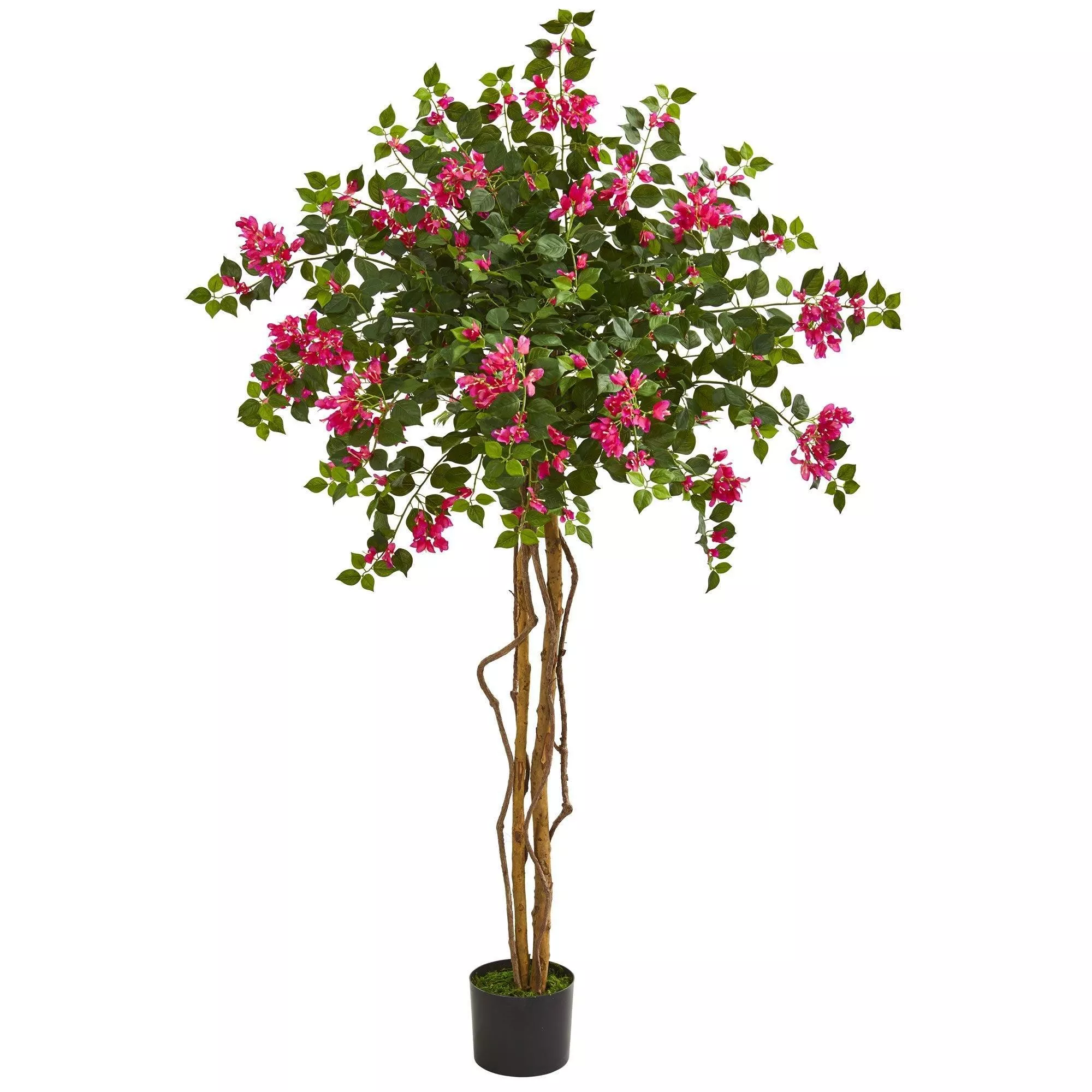 Nearly Natural 5.5-in Bougainvillea Artificial Tree