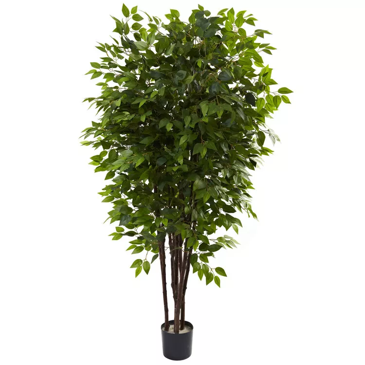 Nearly Natural 6.5ft. Deluxe Ficus Tree