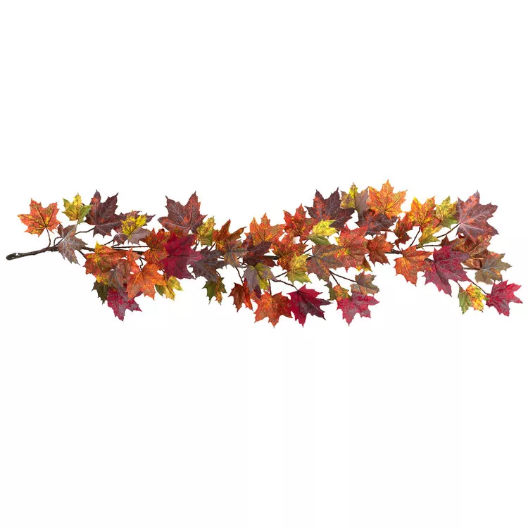Nearly Natural 60in. Maple Leaf Garland