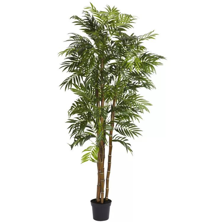 Nearly Natural 6ft. Bella Palm Silk Tree