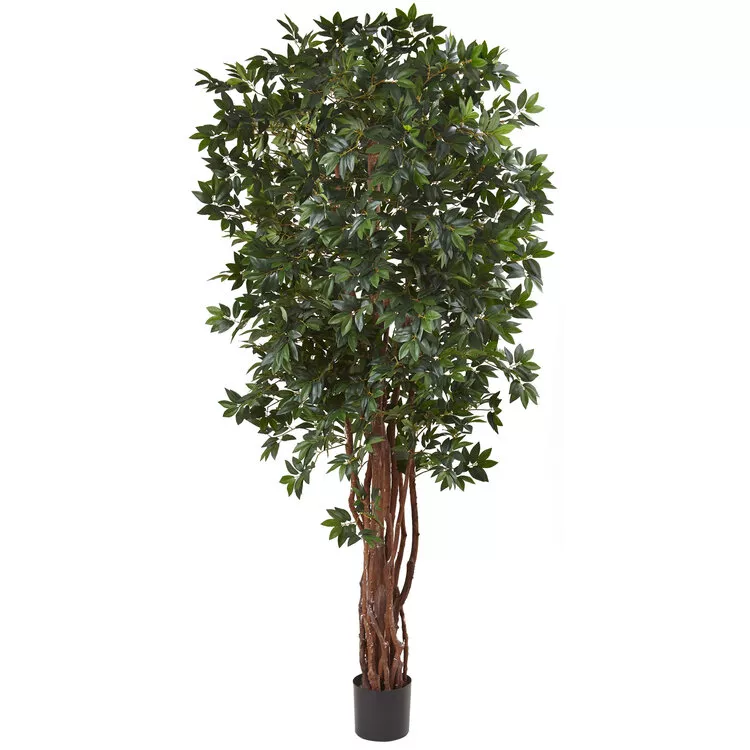 Nearly Natural 7.5ft. Lychee Silk Tree