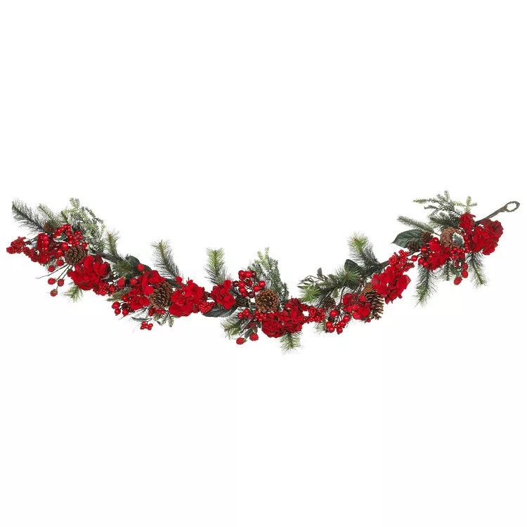 Nearly Natural 72in. Hydrangea Garland