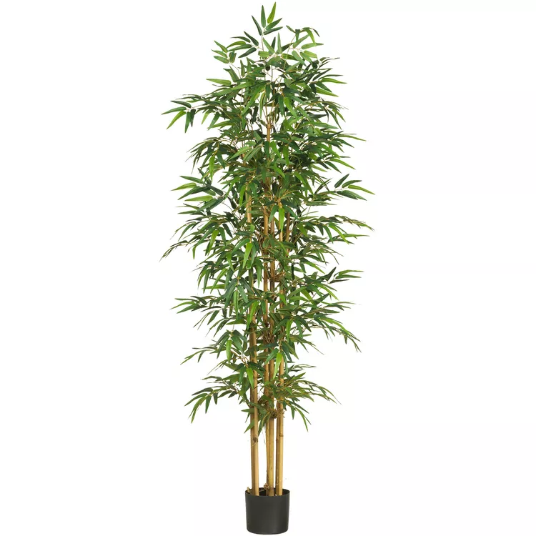 Nearly Natural 75in. Bamboo Silk Tree