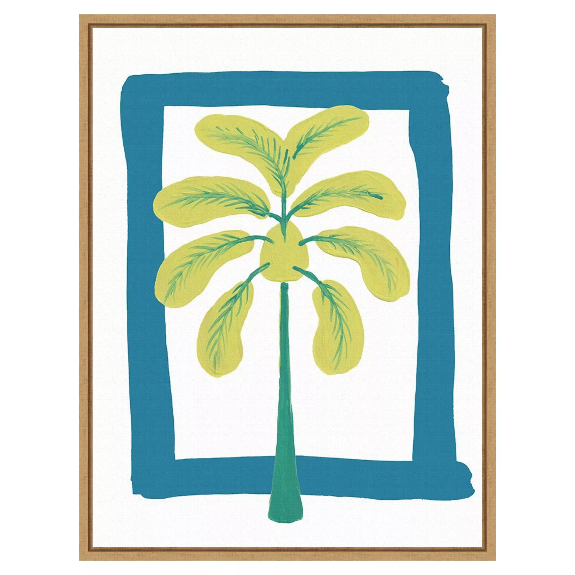 The New Oasis 3 by Bronwyn Baker Framed Canvas Wall Art