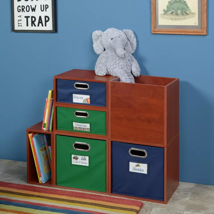 Niche Cubo Storage Set- 2 Half Size Cubes- Warm Cherry