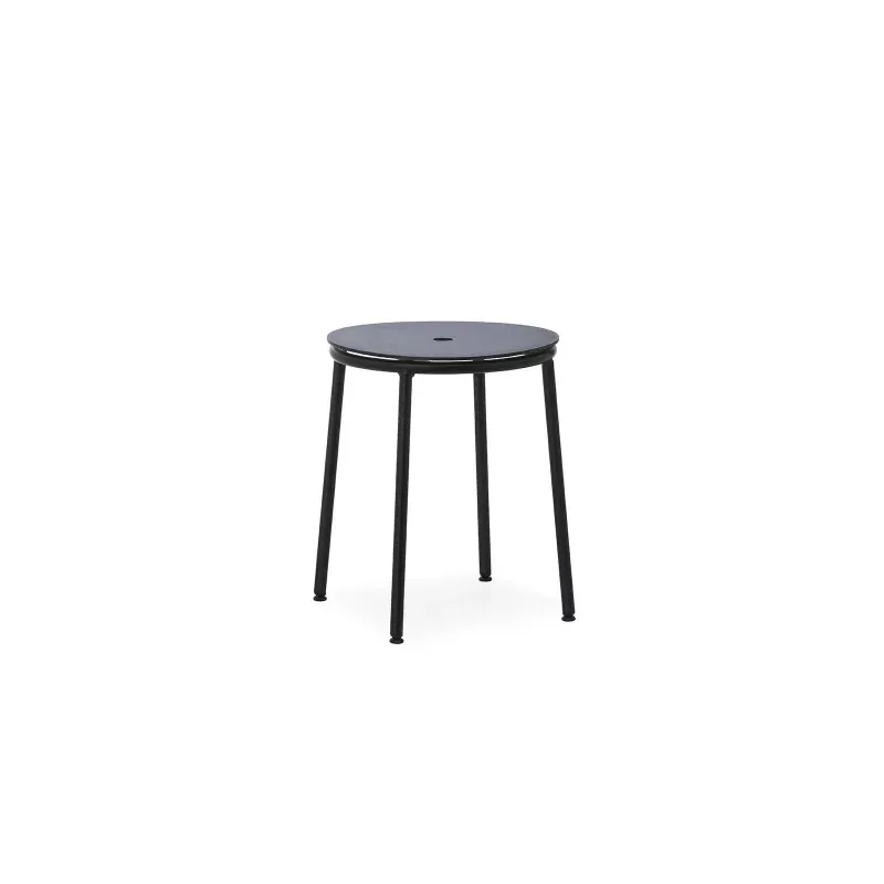 Normann Copenhagen Circa Stool Black Aluminum