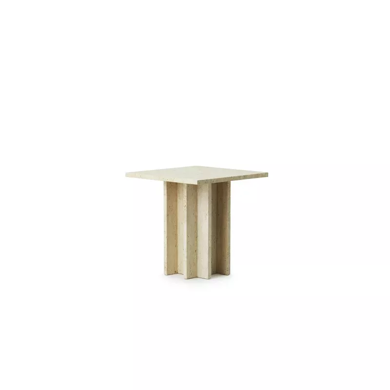 Normann Copenhagen Edge Coffee Table Small Travertine