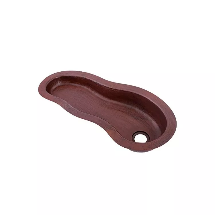 Novatto CAYENNE Small River Copper Bar Sink, Antique