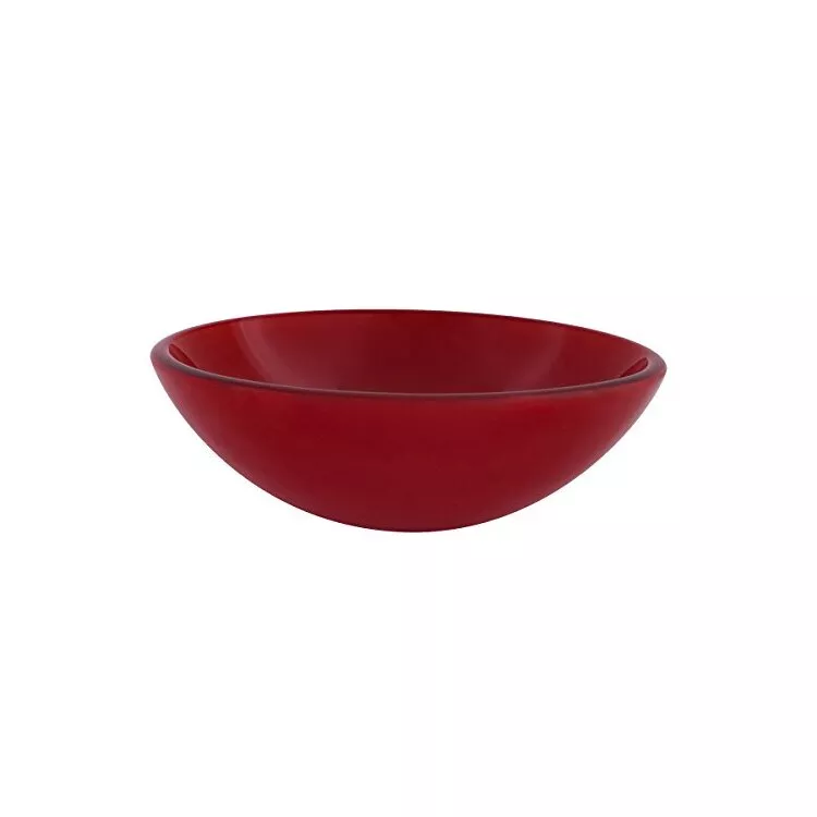 Novatto ROSSO Double Layer Glass Vessel Sink