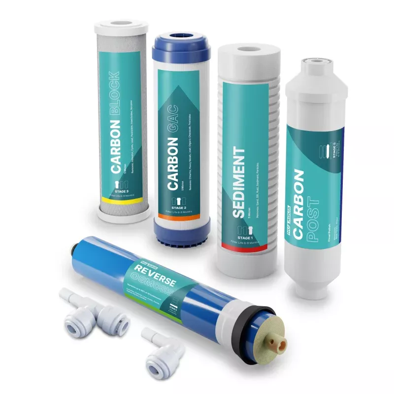 NU Aqua Platinum Series Complete Filter Replacement Set With Membrane
