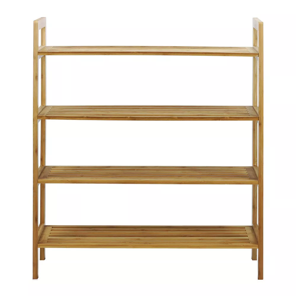 Oceanstar 4-Tier Bamboo Shoe Rack