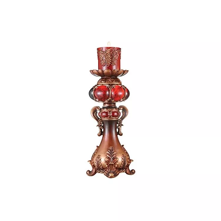 OK Lighting Metal Candle HolderDecorative Centerpiece