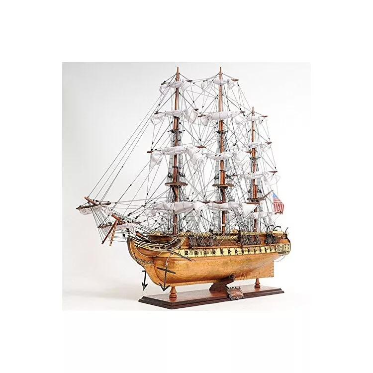 Old Modern Handicrafts USS Constitution Copper Bottom Model Ship
