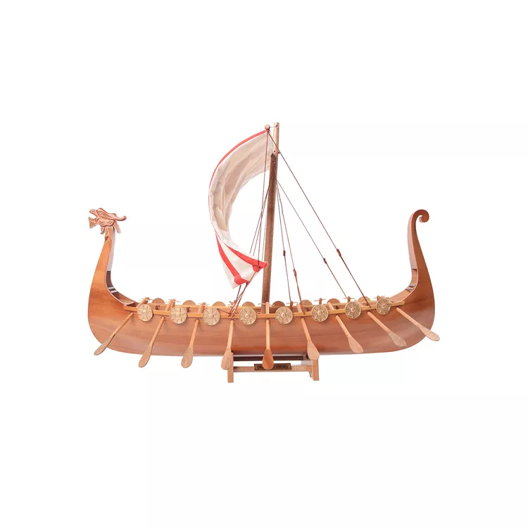 Old Modern Handicrafts Viking Ship Model - Drakkar Longboat Replica