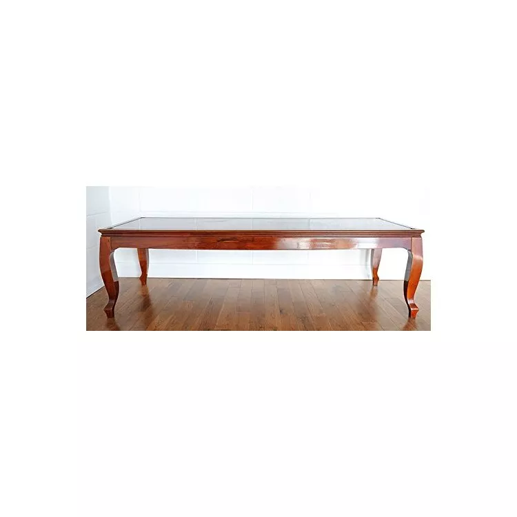 Old Modern Handicrafts XL Ship Display Case - Mahogany Wood