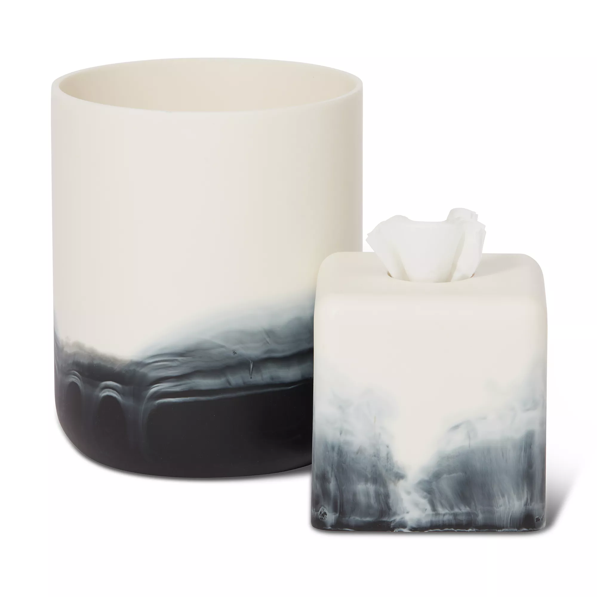 OMBRE 2 PC BATH SET (WPB, TISSUE COVER)