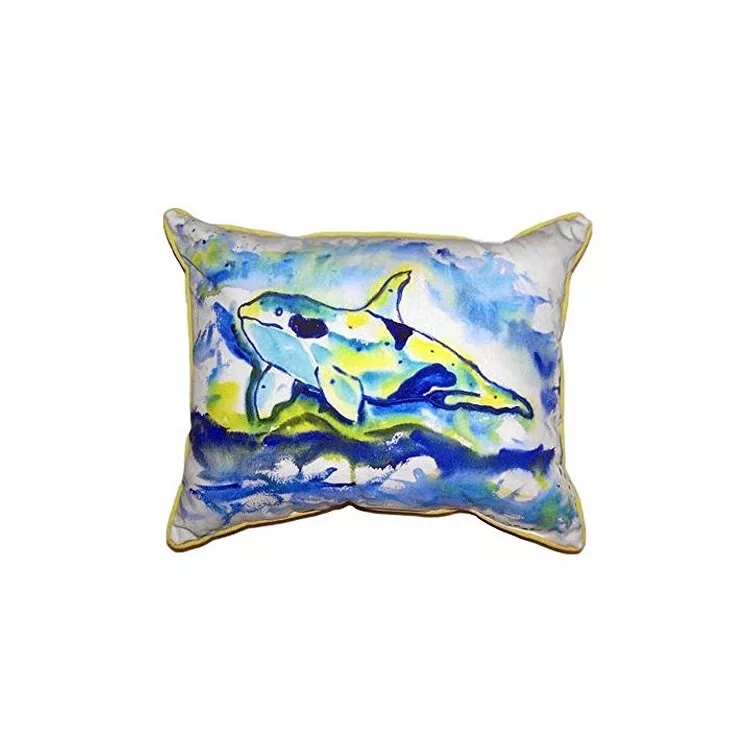 Orca Small Indoor/Outdoor Pillow 11x14