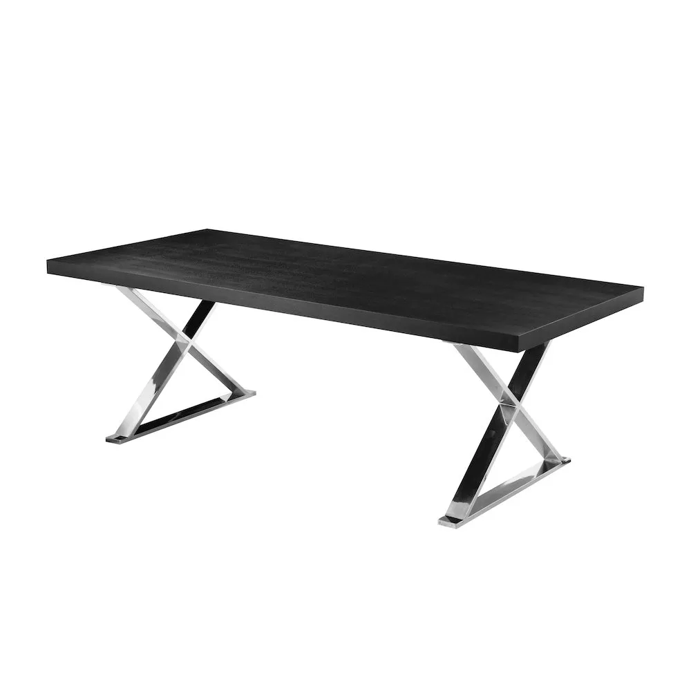 Pangea Home Alexa Dining Table Black
