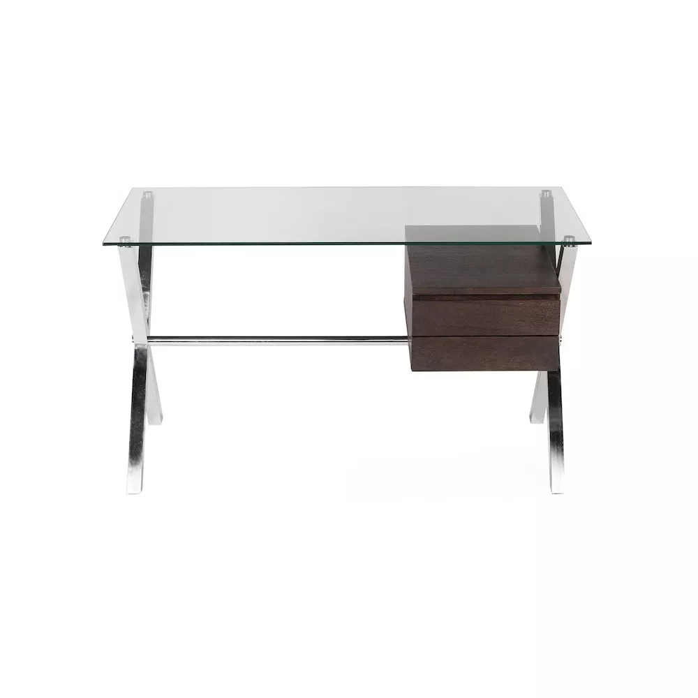 Pangea Home Beverli Desk Small Espresso