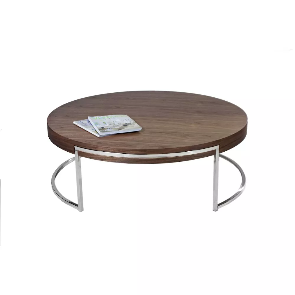 Pangea Home Riso Coffee Table Walnut