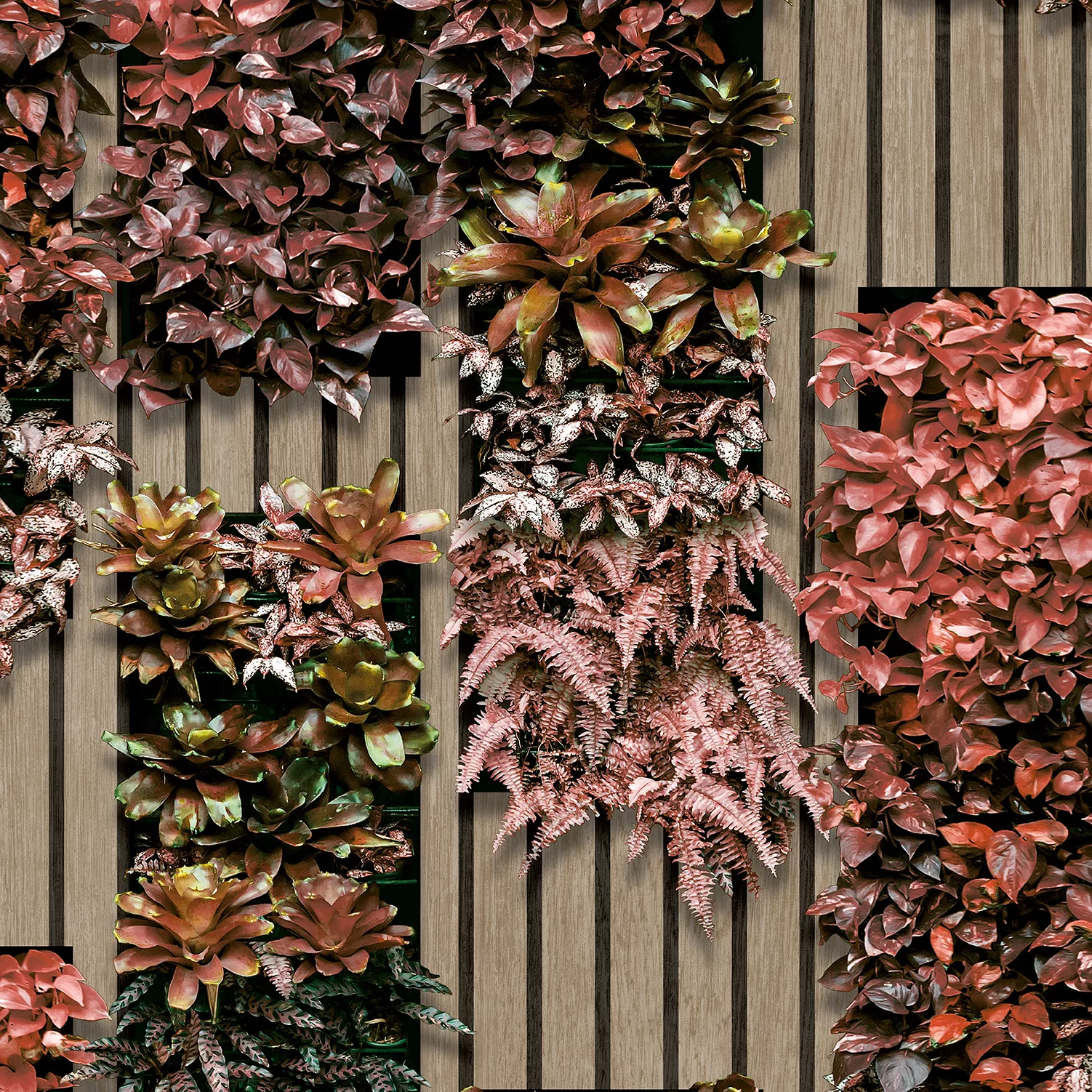 Photoreal Vertical Garden Wallpaper