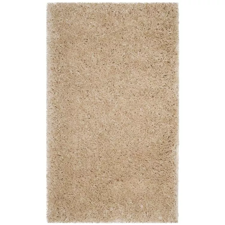 Polar Shag Light Turquoise Square Rug