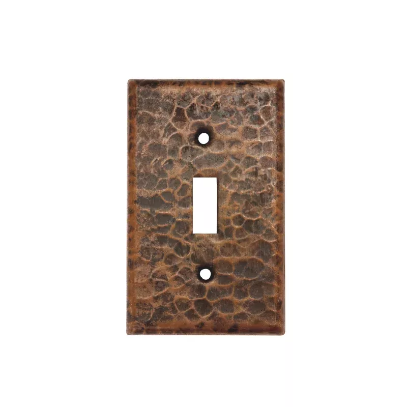 Premier Copper Products Copper Switchplate Single Toggle Switch Cover - Quantity 2