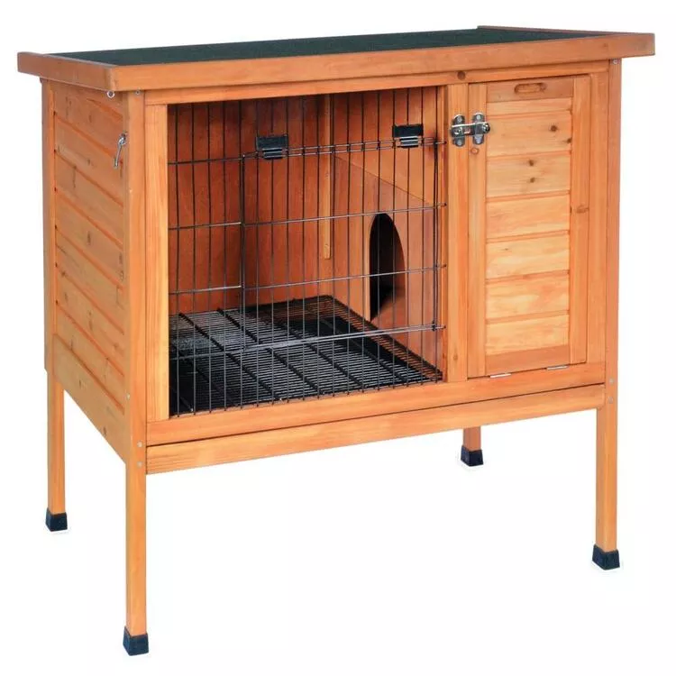 Prevue Pet Products Rabbit Hutch - - Secure & Weatherproof