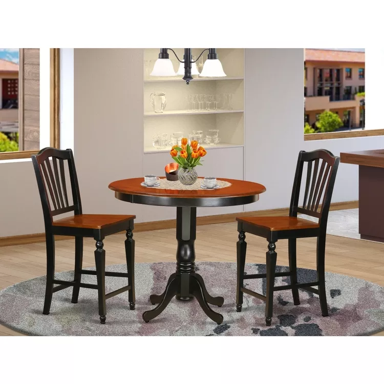 Pub Table Set - Dining Table And Counter Height Stool