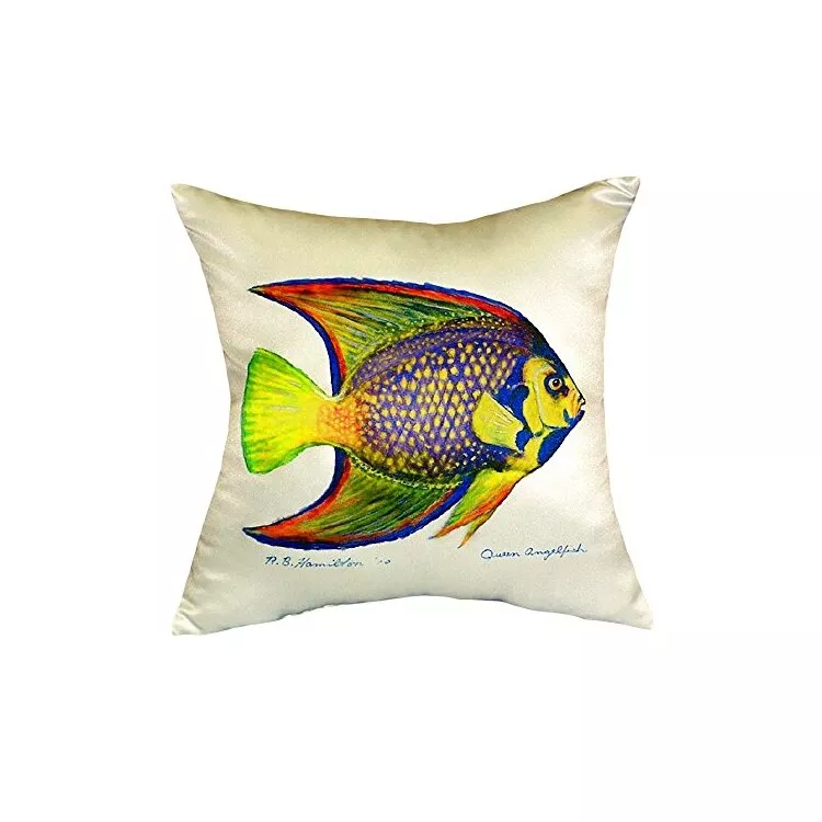 Queen Angelfish No Cord Pillow 18x18
