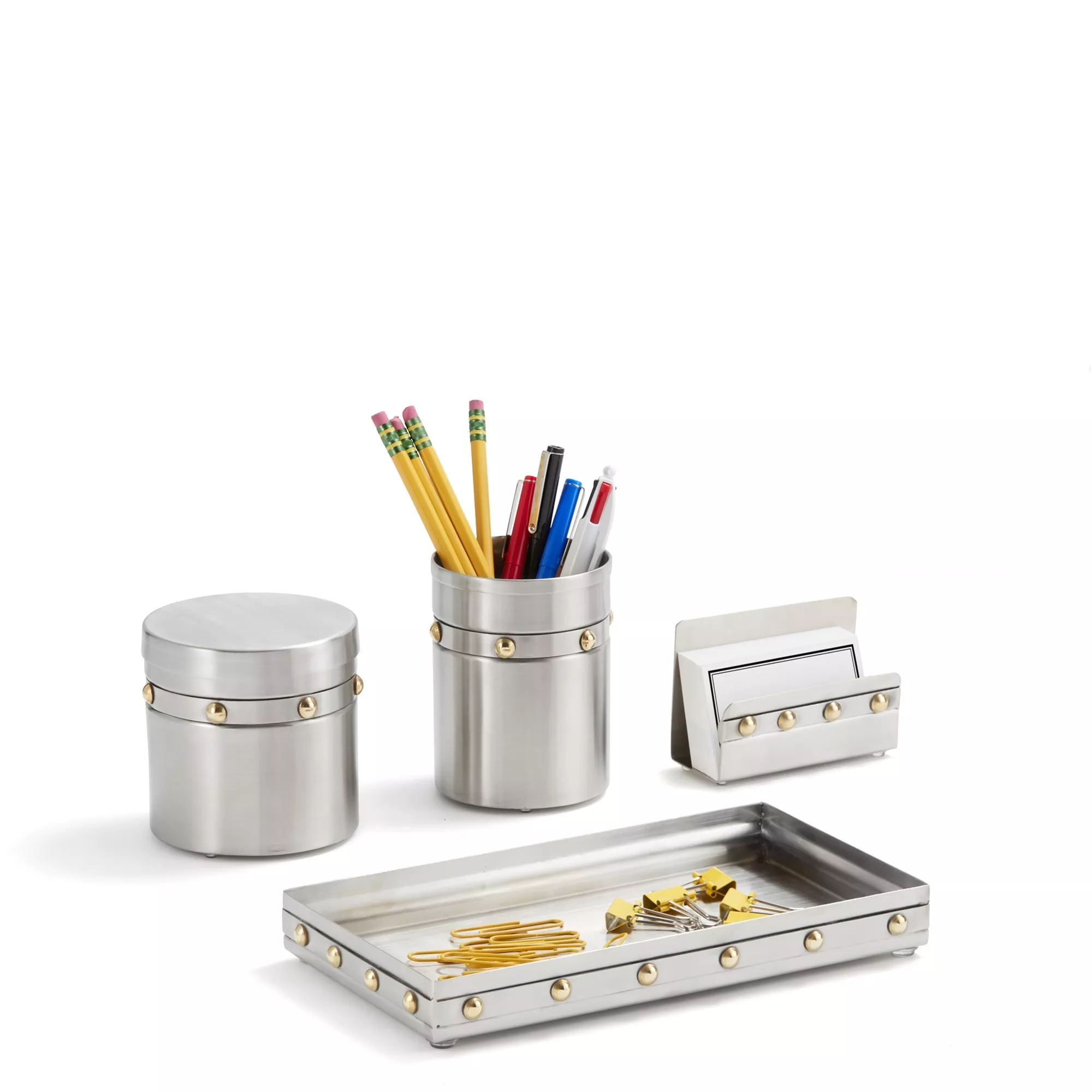 Rivets 4 Piece Desk Collection