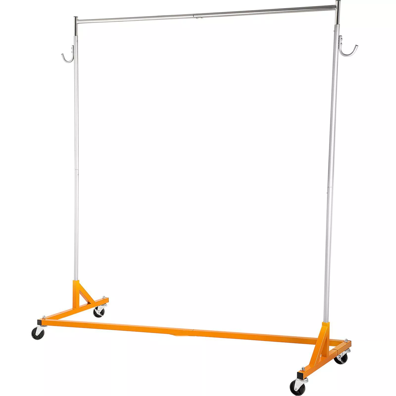 Rolling Z Garment Rack with Lockable Wheels Clothing Rack