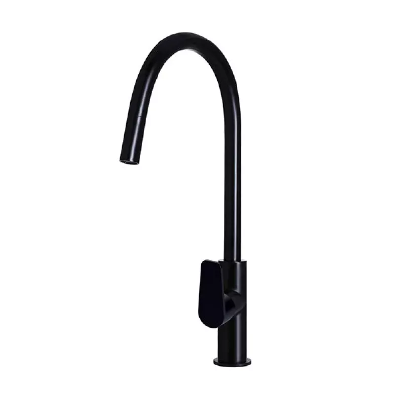 Round Paddle Piccola Pull Out Kitchen Mixer Tap