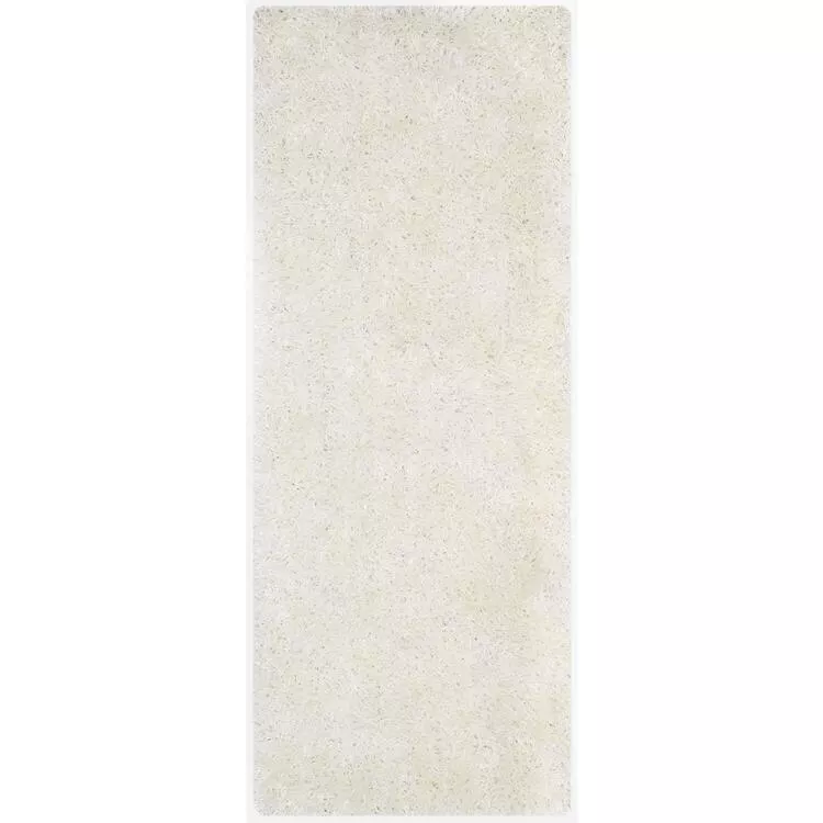 Shag Black Medium Rectangle Rug
